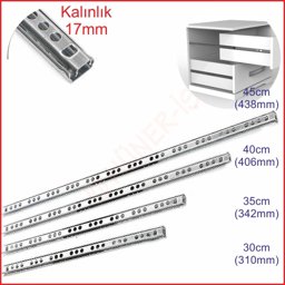 TELESKOPİK İNCE RAY (17mm) için detaylı bilgi göster TELESKOPİK İNCE RAY (17mm) resmi
