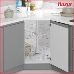 HUZUR KÖRKÖŞE DÖNER SEPET (BORULU) için detaylı bilgi göster HUZUR KÖRKÖŞE DÖNER SEPET (BORULU) resmi