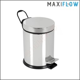 PASLANMAZ ÇELİK KAPAKLI PEDALLI ÇÖP KOVASI için detaylı bilgi göster PASLANMAZ ÇELİK KAPAKLI PEDALLI ÇÖP KOVASI resmi