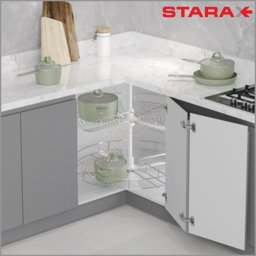 STARAX KÖRKÖŞE DÖNER SEPET (BORULU) için detaylı bilgi göster STARAX KÖRKÖŞE DÖNER SEPET (BORULU) resmi