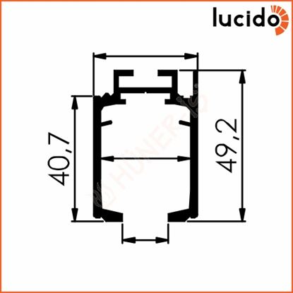 LCD LC120 SÜRME KAPI RAYI (2Mt) (L-3175-1) Resmi