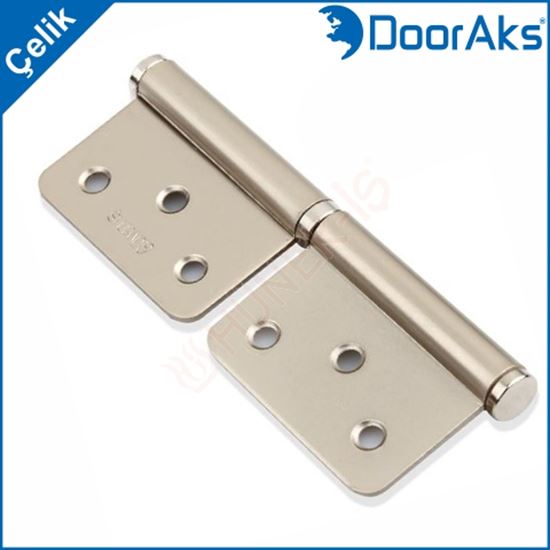 GVN 12cm ÇELİK PANEL BOYALI SATEN MENTEŞE (2,5mm) (1759) resimleri