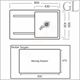 GLGE 86AD BEYAZ GRANİT EVİYE (TÜ) resimleri