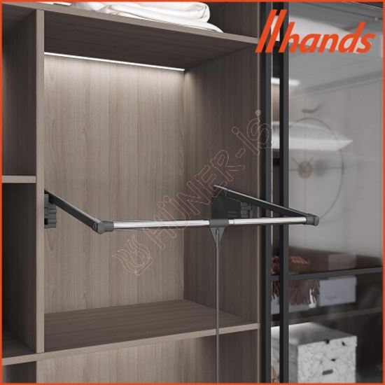 HANDS GARDIROP ASANSÖRÜ GRİ resimleri
