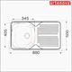 ART AE860 86*50 SOL EVİYE resimleri