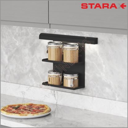 ST S-4131-U-A İKİ RAFLI BAHARATLIK (UNIQUE) Resmi