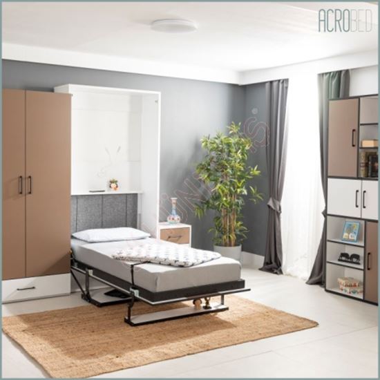 ACROBED DİKEY TİP YATAK SETİ (TEK KİŞİLİK) (90x190) resimleri
