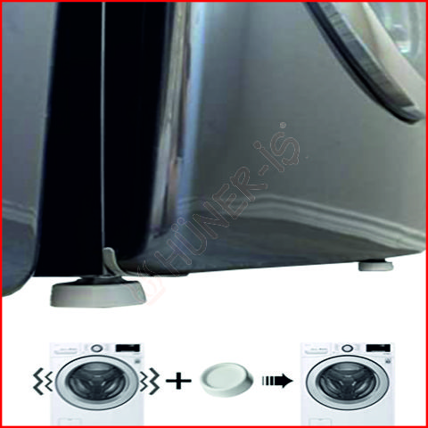 ÇAMAŞIR MAK. TİTREŞİM ENGELLEYİCİ SET resmi