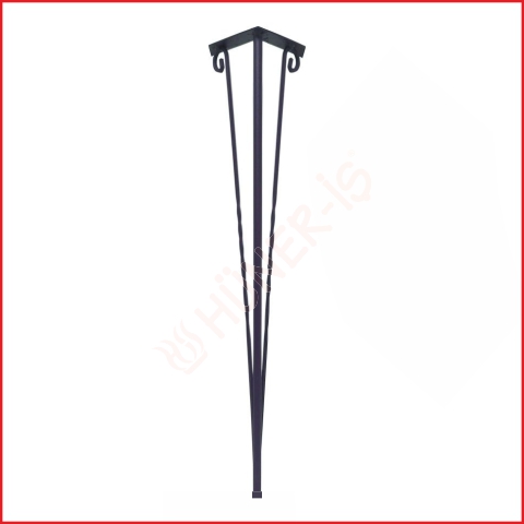 72cm HENDA METAL SİYAH AYAK resmi