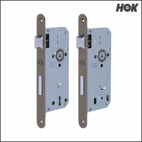 HOK 45x18 SESSİZ KAPI KİLİDİ (KROM) resmi