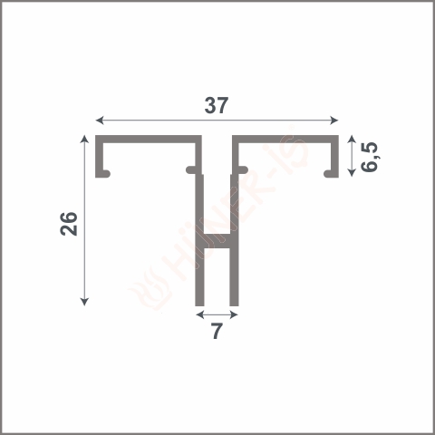 SM 8069 TEK DELİK DİKME M.ELOKSAL 3mt resmi