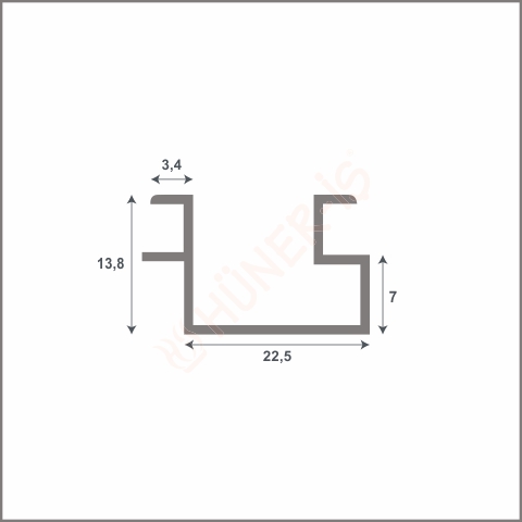 SM 8073 PANO RAF TEK KANALLI 3mt resmi