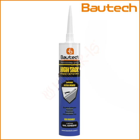 BAUTECH HIGH-TACK KORNİŞ SİLİKONU 290Ml resmi