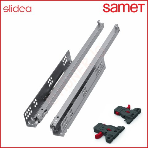 SAMET 50cm SLİDEA TEK AÇILIR FRENLİ RAY resmi