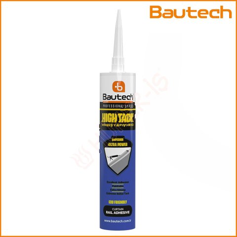 BAUTECH HIGH-TACK KORNİŞ SİLİKONU 290Ml resmi