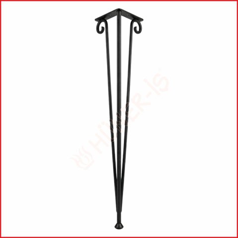 72cm HENDA METAL SİYAH AYAK resmi