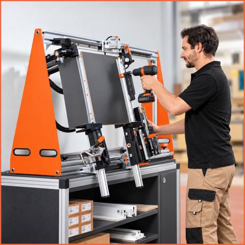 BLUM BOXFIX PLUS (ÇEKMECE MONTAJ MAKİNASI) resmi