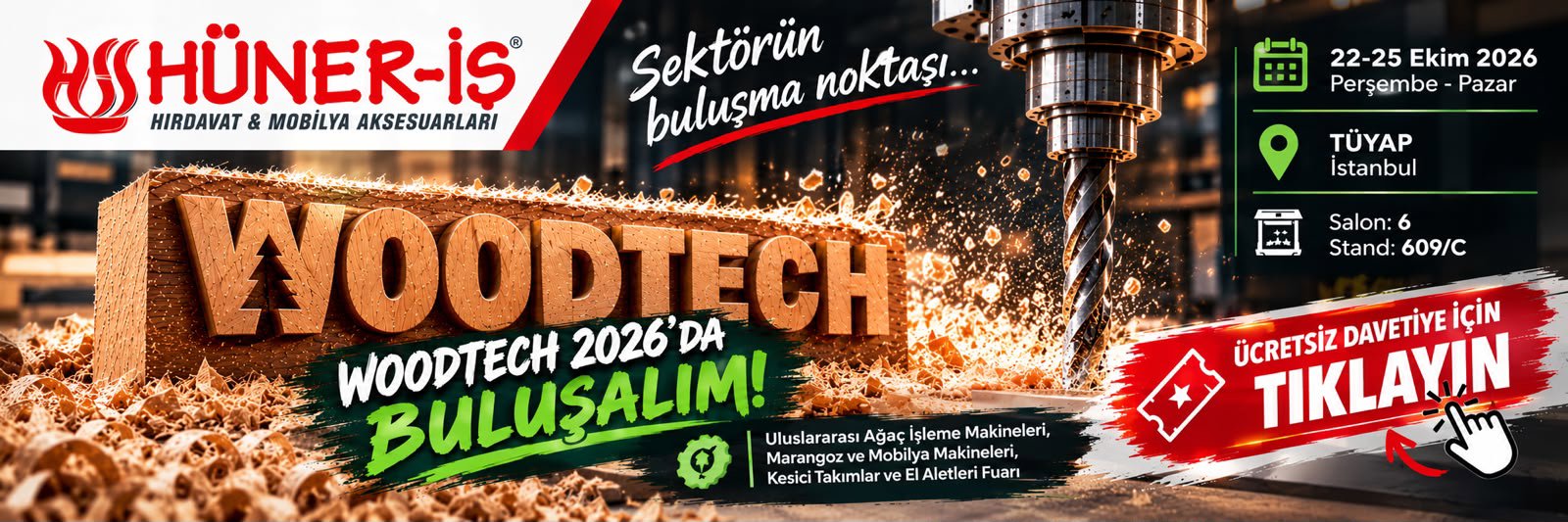 WOODTECH FUAR DAVETİYE